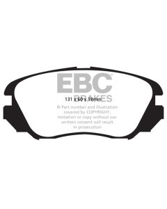EBC 10+ Buick Allure (Canada) 3.0 Greenstuff Front Brake Pads - DP22013