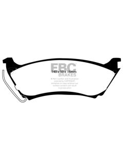 EBC 98 Mercedes-Benz M-Class (ML) ML320 3.2 Redstuff Rear Brake Pads - DP31233C
