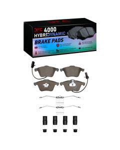 DFC 00-11 Audi A6 Quattro Front 4000 HybriDynamic Brake Pads and Hardware Kit - 4000-0915-12
