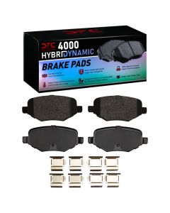 DFC 13-16 Lincoln MKT Rear 4000 HybriDynamic Brake Pads and Hardware Kit - 4000-1377-02