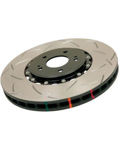 DBA 06-14 Mazdaspeed 3 Front Slotted 5000 Series 2 Piece Rotor Assembled w/ Black Hat - DBA52962BLKS