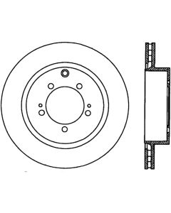 StopTech Power Slot 03-06 Evo 8 & 9 Cryo Slotted Right Rear Rotor - 126.46065CSR