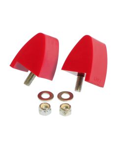 Prothane 64-73 Ford Mustang Front Bump Stops - Red - 6-1303