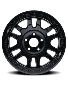 Dirty Life 9314 Canyon Race 17x9 / BLANK BP / -12mm Offset / 71.5mm Hub Matte Black Wheel - 9314-7999MB12