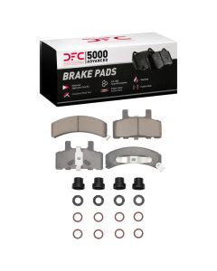 DFC 88-02 Cadillac Fleetwood Front 5000 Advanced Ceramic Brake Pads and Hardware Kit - 1551-0369-01