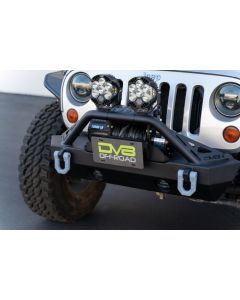 DV8 Offroad Fairlead Mounted Flip-Up License Plate Bracket - LPBM-02
