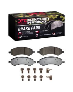 DFC 05-24 Chrysler Aspen Front Ultimate Duty Performance Brake Pads and Hardware Kit - 1400-1084-01