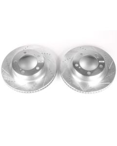 Power Stop 08-11 Lexus LX570 Front Evolution Drilled & Slotted Rotors - Pair - JBR1312XPR