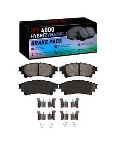 DFC 10-15 Lexus RX350 Rear 4000 HybriDynamic Brake Pads and Hardware Kit - 4000-1391-01