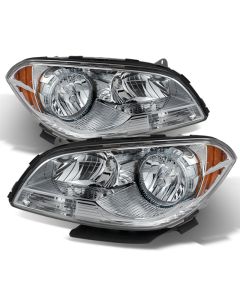 xTune Chevy Malibu 2008-2012 Crystal Headlights Chrome HD-JH-CMA08-AM-C - 9026027