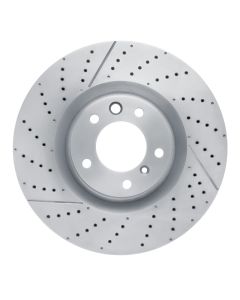 DFC 13-18 Mercedes-Benz G63 AMG Front Drilled and Slotted Brake Rotor - 630-63147