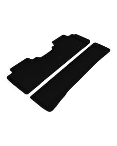3D MAXpider 2006-2014 Honda Ridgeline Kagu 2nd Row Floormats - Black - L1HD03921509