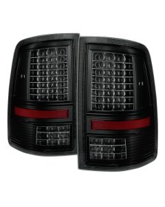 xTune Dodge Ram 1500 09-14 LED Tail Lights Incandescent Model Black Smoke ALT-JH-DR09-LED-G2-BSM - 9034831