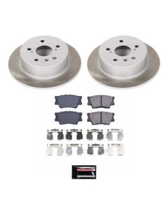 Power Stop 07-11 Toyota Camry Rear Semi-Coated Rotor Kit - SC3068