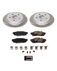 Power Stop 21-23 Toyota Venza Rear Semi-Coated Rotor Kit - SC8333