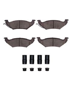DFC 91-95 Ford Crown Victoria Rear 5000 Advanced Ceramic Brake Pads and Hardware Kit - 1551-0662-01