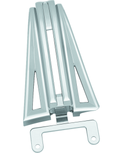 Chrome Upper Frame Cover - Kuryakyn Precision 6419