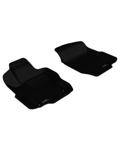 3D MAXpider 2006-2011 Mercedes-Benz ML-Class/GL-Class W164/X164 Kagu 1st Row Floormat - Black - L1MB00811509