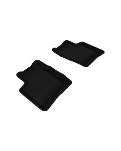 3D MAXpider 2004-2009 Toyota Prius Kagu 2nd Row Floormats - Black - L1TY14521509