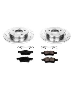 Power Stop 04-13 Mazda 3 Rear Z23 Evolution Sport Brake Kit - K129