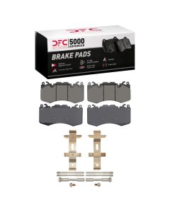 DFC 10-22 Land Rover Range Rover Sport Front 5000 Advanced Low Metallic Brake Pads and Hardware Kit - 1551-1426-01
