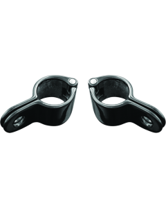 Kuryakyn Magnum Quick Clamp 1 Gloss Black Pair