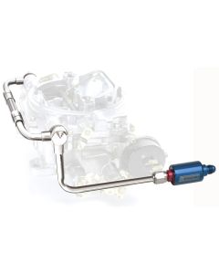 Edelbrock Dual Feed Line/Thunder Series Carb w/ Fuel Filter - 8133