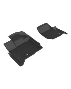 3D MAXpider 2015-2020 Ford F-150 Supercab Kagu 1st Row Floormat - Black - L1FR10111509