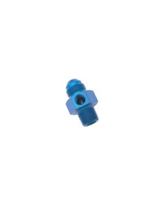 Russell Performance -6 AN Flare to 3/8in Pipe Pressure Adapter (Blue) - 670060