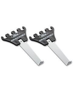 Ford Racing Logo Wire Loom - Chrome/Black FORD-302-640