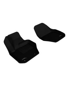 3D MAXpider 2010-2018 Volvo XC60/S60/V60 Kagu 1st Row Floormat - Black - L1VV01511509