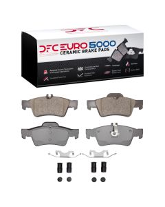 DFC 02-18 Mercedes-Benz E200 (Latin America) Rear Euro 5000 Ceramic Brake Pads and Hardware Kit - 1600-0986-01
