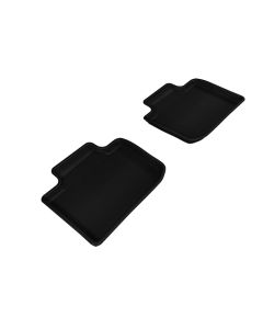 3D MAXpider 2014-2020 Lexus IS Kagu 2nd Row Floormats - Black - L1LX03421509