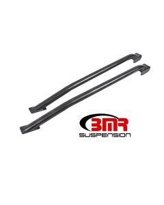 BMR 79-04 Fox Mustang Hardtop Only Weld-On Boxed STD. Subframe Connectors - Black Hammertone - SFC024H