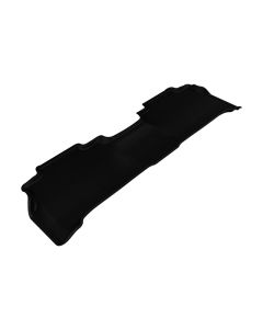 3D MAXpider 2008-2020 Lexus/Toyota LX/Land Cruiser Kagu 2nd Row Floormats - Black - L1LX03721509