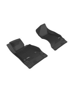 3D MAXpider 2016-2020 Chevrolet Camaro Kagu 1st Row Floormat - Black - L1CH06911509