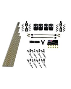 Nitrous Express 8 Cyl SSV Nozzle Intake Plumbing Kit (Incl Hardware) - 13383