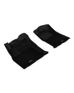 3D MAXpider 2005-2011 Toyota Tacoma Reg/ACS/DBL Cab Kagu 1st Row Floormat - Black - L1TY05711509