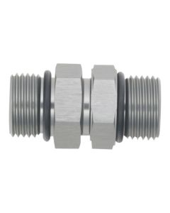 DeatschWerks 8AN ORB Male to 8AN ORB Male Swivel Adapter - Anodized DW Titanium - 6-02-0426