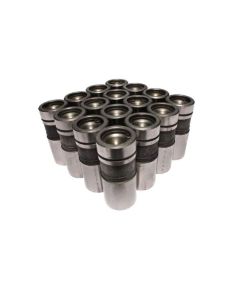 COMP Cams Hydraulic Flat Tappet Lifters for Small Block Chevy 283-400 1955-1986, Steel Construction, Standard Size, Non-Adjustable - 84035-16