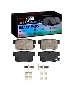 DFC 97-02 Acura CL Rear 4000 HybriDynamic Brake Pads and Hardware Kit - 4000-0537-02