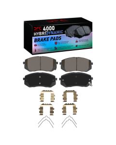DFC 15-15 Hyundai Sonata Front 4000 HybriDynamic Brake Pads and Hardware Kit - 4000-1295-03