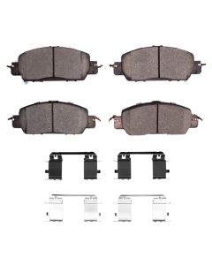DFC 16-17 Honda Accord Coupe Front 5000 Advanced Ceramic Brake Pads and Hardware Kit - 1551-1860-01