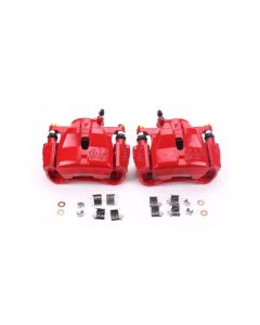Power Stop 10-12 Lexus HS250h Front Red Calipers w/Brackets - Pair - S3196A