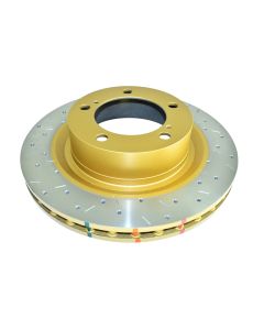 DBA 08-10 Toyota Sequoia/07-10 Tundra 2WD/4WD Front Drilled and Slotted 4000 Series Rotor - DBA42724XS