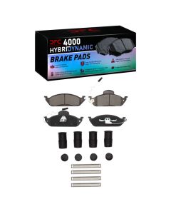 DFC 98-05 Mercedes-Benz ML320 Front 4000 HybriDynamic Brake Pads and Hardware Kit - 4000-0760-01