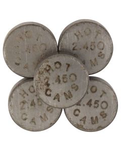 Hot Cams 07-16 CRF 150 R/2016 CRF 150 RB Big Wheel 2.450mm Shim Kit - 5 Pack - 5PK748245