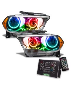 Oracle 11-13 Dodge Durango SMD HL Halogen - Chrome - ColorSHIFT w/ 2.0 Controller - 7101-333