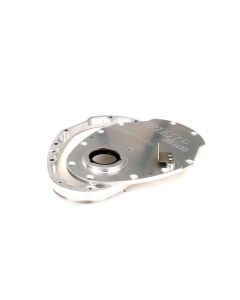 COMP Cams Front Timing Cover for Chevy Big Block 396-454 V8 Engines, Aluminum, Natural Finish, 212° Water Pump Outlet - 3972-1