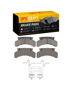 DFC 83-12 Beaver Motorcoach Monterey Front/Rear Heavy Duty Pads and Hardware Kit - 1214-0224-01